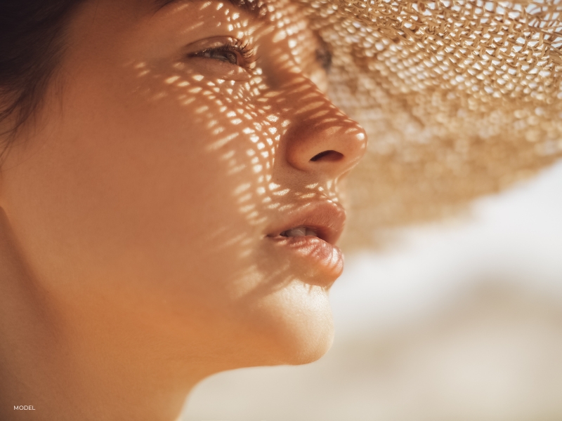 sun-damaged skin